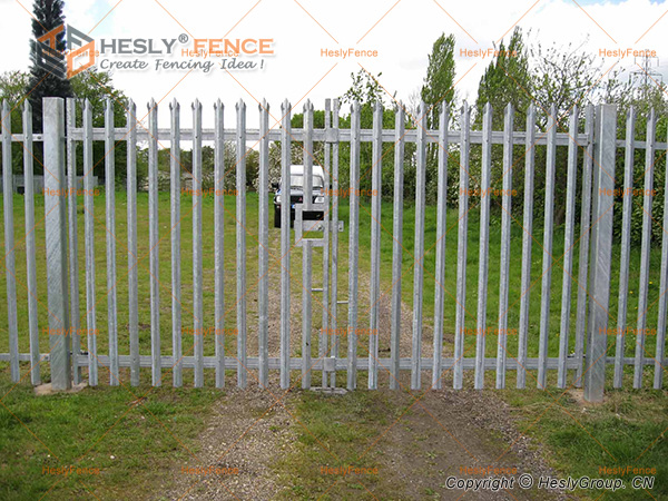 Palisade Fence Double Swing Gate