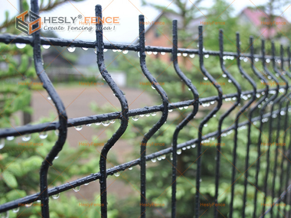 PVC coated 3D Mesh Panel Fence