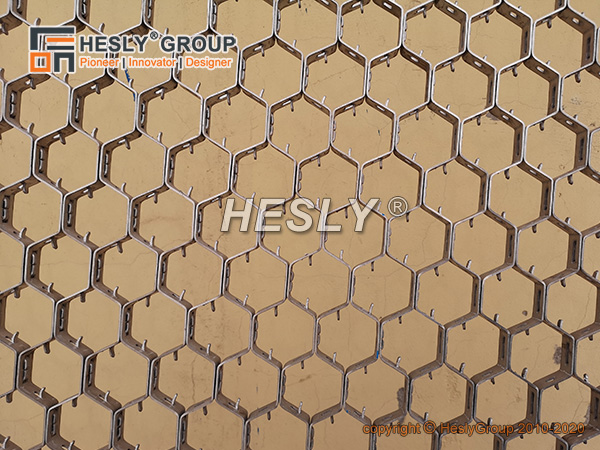 AISI304 Refractory Hexagonal Mesh
